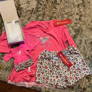 American Girl Doll Matching PJ’s Lovely Leopard